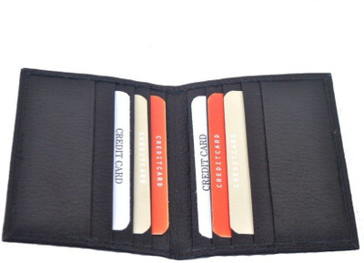 

Star Leather 10 Card Holder(Set of 1, Black)