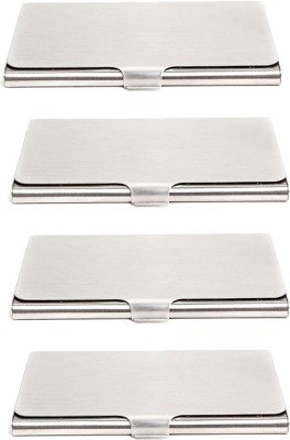 

Modishera 15 Card Holder(Set of 4, Silver)