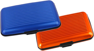 

Alexus 6 Card Holder(Set of 2, Blue, Orange)