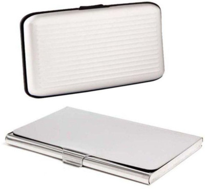 

SOI Wallets 6 Card Holder(Set of 2, Silver)