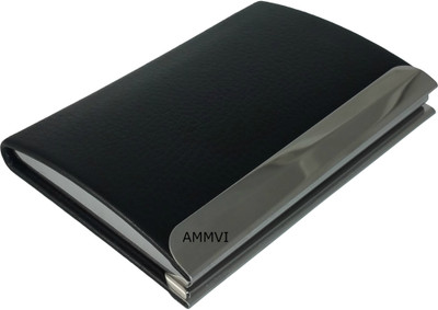 

Ammvi Creations 15 Card Holder(Set of 1, Black)