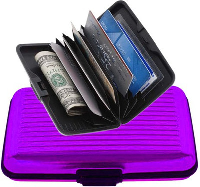 

Everything Imported 6 Card Holder(Set of 1, Purple)