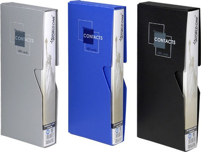 

World One 480 Card Holder(Set of 3, Multicolor)