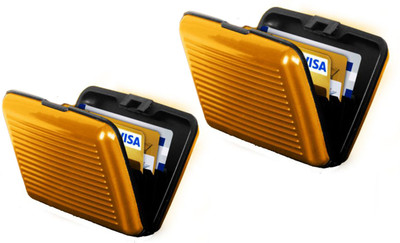 

Evana 6 Card Holder(Set of 2, Gold)