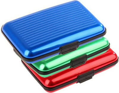 

Caryn Slim & Secure 6 Card Holder(Set of 3, Blue, Green, Red)