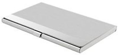 Stayfit 15 Card Holder(Set of 1, Silver)
