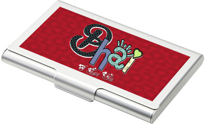 

SKY TRENDS 15 Card Holder(Set of 1, Silver)
