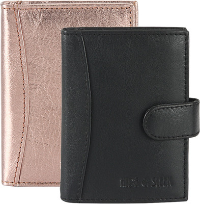 

Hide and Sleek 20 Card Holder(Set of 2, Multicolor)