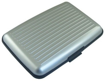 48% OFF on Chevron 6 Card Holder(Set of 1, Silver)