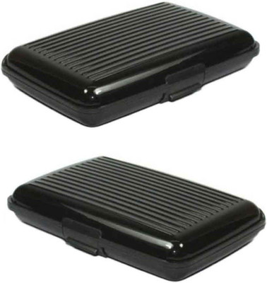 

SOI Wallets 6 Card Holder(Set of 2, Black)