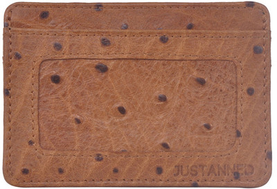 

Justanned 4 Card Holder(Set of 1, Tan)