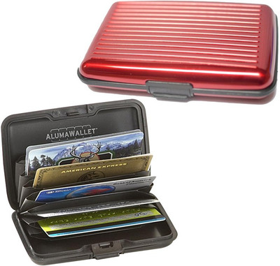

Shadowfax 6 Card Holder(Set of 1, Red)