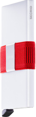 

Secrid 6 Card Holder(Set of 1, Silver, Red)
