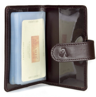 

Adamis 30 Card Holder(Set of 1, Brown)
