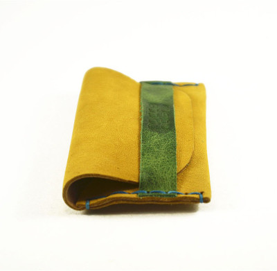 

Roccia Indiano Handcrafted Card Holder Cum Minimal Wallet 6 Card Holder(Set of 1, Yellow)