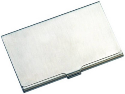 

Zblack 10 Card Holder(Set of 1, Silver)
