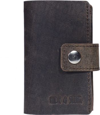 

Hide & Sleek 8 Card Holder(Set of 1, Khaki)