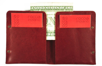 

Roccia Indiano Handcrafted Card Holder Cum Minimal Wallet 8 Card Holder(Set of 1, Maroon)