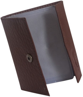 

Aam Shopping Soft Leather 10 Card Holder(Set of 1, Brown)