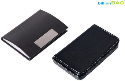

Billionbag High Quality | Combo Of 2 | High Quality Black Leather Soft Visiting and Black Leather Visiting 15 Card Holder(Set of 2, Black)