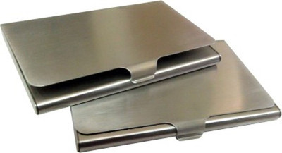 

Arthr 6 Card Holder(Set of 2, Silver)