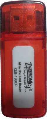 Zebronics ZEB-199 CR Card Reader(Red) available at flipkart for Rs.150