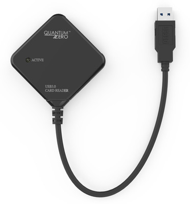 

QuantumZERO QZ-CR02 4-Slot Multi format USB 3.0 Card Reader(Black)