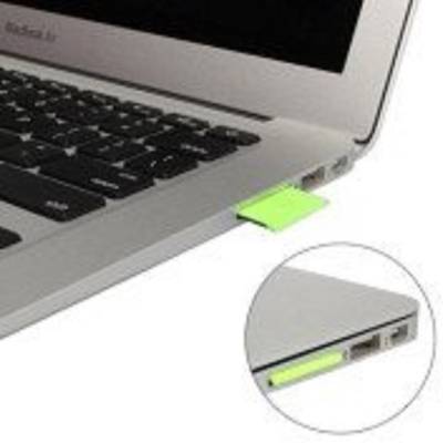 F2s Micro Sd Tf Card To Sd Slot Adapter For Macbook Air Pro Upto 128 GB Card Reader (Blue) 