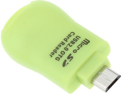 

Vsquare micro sd Card Reader(Green)