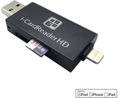 Smiledrive Super Fast MFi MicroSD &amp; SD card reader for iOS device...