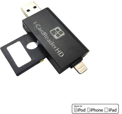 Smiledrive Super Fast MFi MicroSD &amp; SD card reader for iOS device...