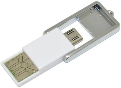 BB4 Mini OTG SD TF Adapter with 2.0 A Male Micro USB B Male Conne...