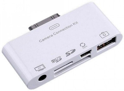 

eShop24x7 Dock Connection Camera Kit Adapter Card Reader(White)