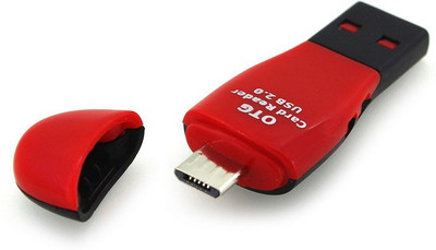 

White Panther Micro SD OTG Card Reader(Multicolor)
