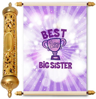 

Lolprint Gold Rakhi Gift Scroll Greeting Card(Multicolor, Pack of 1)
