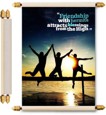 

Lolprint Friendship Gifts Scroll Greeting Card(Multicolor, Pack of 1)