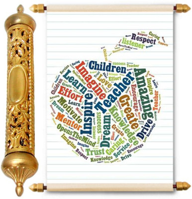 

Lolprint Gold Teachers Day Gift Scroll Greeting Card(Multicolor, Pack of 1)