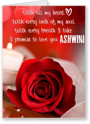 

Lolprint I Love You Ashwini Greeting Card(Multicolor, Pack of 1)