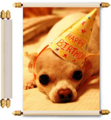 

Lolprint Birthday Scroll Greeting Card(Multicolor, Pack of 1)