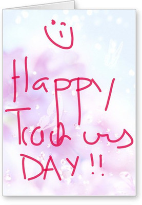

Lolprint Happy Teachers Day Greeting Card(Multicolor, Pack of 1)