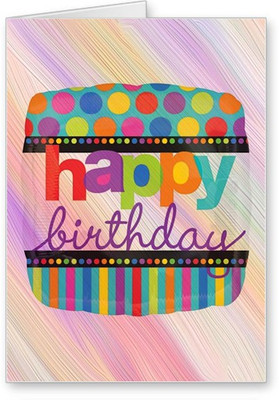 

Lolprint Happy Birthday Greeting Card(Multicolor, Pack of 1)