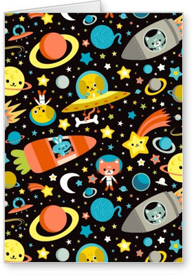 

Lolprint Pattern Greeting Card(Multicolor, Pack of 1)