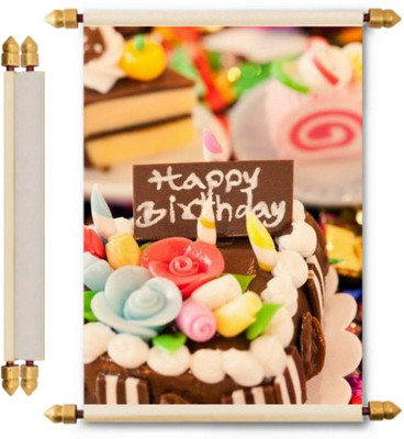 

Lolprint Birthday Scroll Greeting Card(Multicolor, Pack of 1)