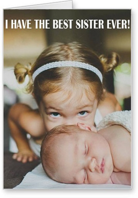 

Lolprint Best Sister Ever Rakhi Greeting Card(Multicolor, Pack of 1)