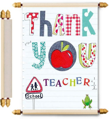 

Lolprint Teachers Day Gifts Scroll Greeting Card(Multicolor, Pack of 1)