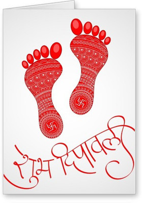 

Lolprint Diwali Greeting Card(Multicolor, Pack of 1)