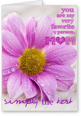 

Lolprint Best Mothers Day Gift Greeting Card(Multicolor, Pack of 1)