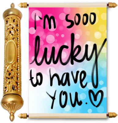 

Lolprint Gold Rakhi Gift Scroll Greeting Card(Multicolor, Pack of 1)