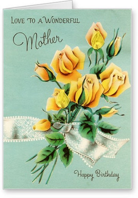 

Lolprint Happy Birthday Yellow Roses Greeting Card(Multicolor, Pack of 1)