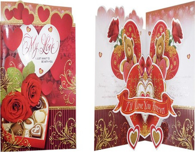 

GOLDEN ROSE Greeting Card(Multicolor, Pack of 1)